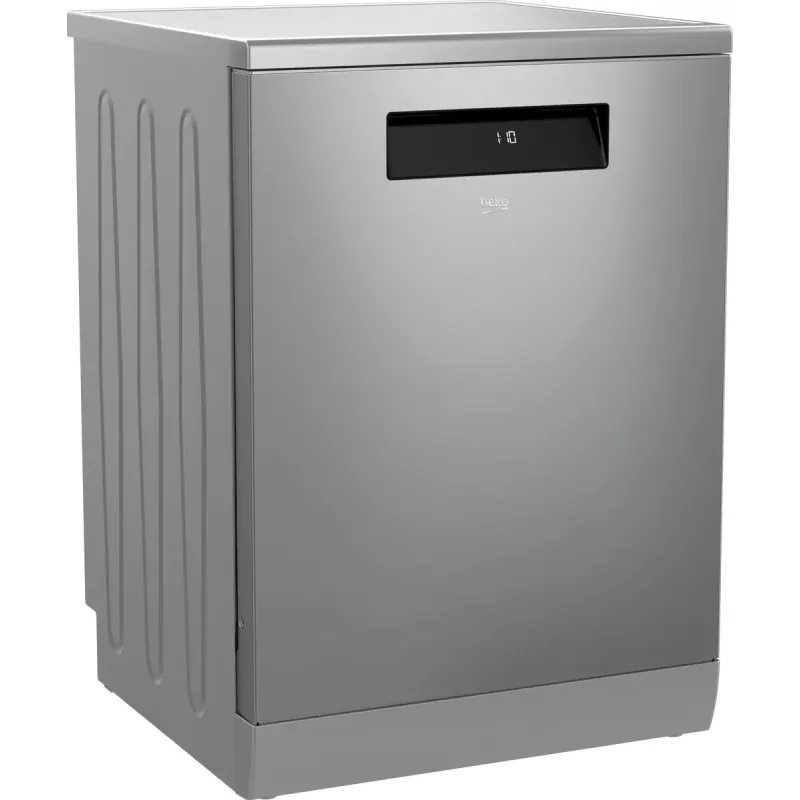 Brīvi stāvoša trauku mazgājamā mašīna BEKO DEN48530X, 15 komplekti, 8 programmas, 44 dB, 598×850×600 mm