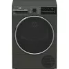 Veļas žāvētājs BEKO B5T89243M — brīvi stāvošs, priekšējā ielāde, siltumsūknis, 9 kg, melns, 598×672×846 mm