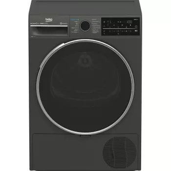 Veļas žāvētājs BEKO B5T89243M — brīvi stāvošs, priekšējā ielāde, siltumsūknis, 9 kg, melns, 598×672×846 mm