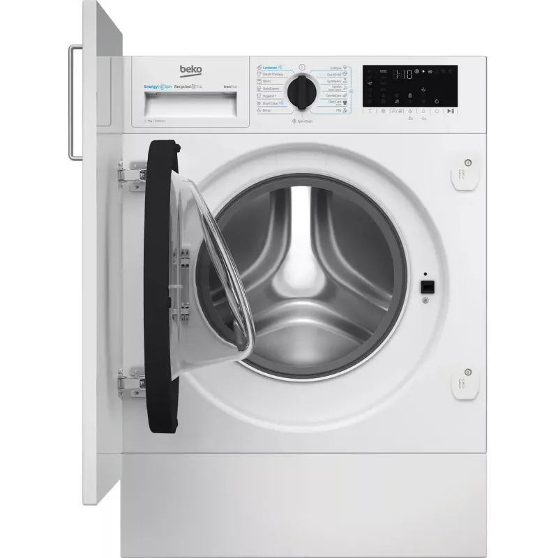 Veļas mazgājamā mašīna BEKO B3WBT671415W — 7 kg, 1200 RPM, A klase, 60×55×82 cm, digitālais displejs, tvaiks, nerūsējošā tērauda cilindrs