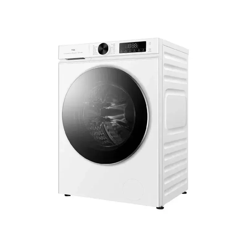 Veļas mašīna TCL FP0944WA0 — priekšējā ielāde, 9 kg, 1400 apgr./min, A klase, LED displejs, tvaika funkcija, 60×56×85 cm, balta