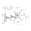 Montāžas roka Multibrackets M VESA Flexarm 360 III Melns 75 100 200