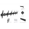 Multibrackets M Wallmount Pro MBW3U Tilt Melns – sienas stiprinājums 3 monitoriem