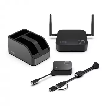Bezvadu prezentāciju sistēma BenQ InstaShow WDC15 HDMI darbvirsmas melna