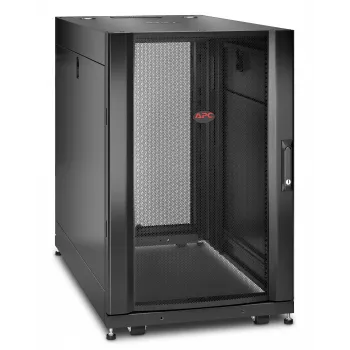 APC NetShelter SX, servera skapis, 18U, melns, 925H x 600W x 1070D mm