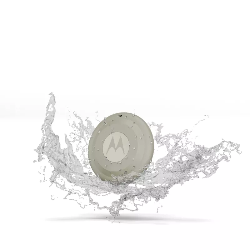 Finder Motorola moto tag 2 — universāls Bluetooth izsekotājs, zaļš, CR2032 akumulators, 14400 h darbība, 7.4 g, Ø 3.19 cm