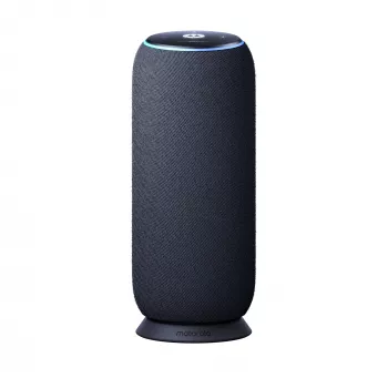 Motorola moto sound flow Carbon mono portatīvais skaļrunis — 30 W RMS, USB-C, bezvadu, auduma korpuss