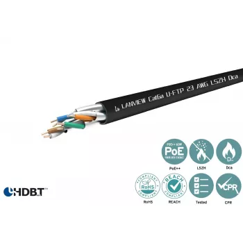 Tīkla vads Lanview LVN122433 — Cat6, neekranēts