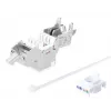 Intellinet 791304 Cat6a 10G ekranēts bezinstrumentu keystone modulis, melns