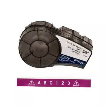 Birkas printerim Brady M21-375-595-PL — pašlīmējošs vinils, violetas ar baltu rakstāmo laukumu