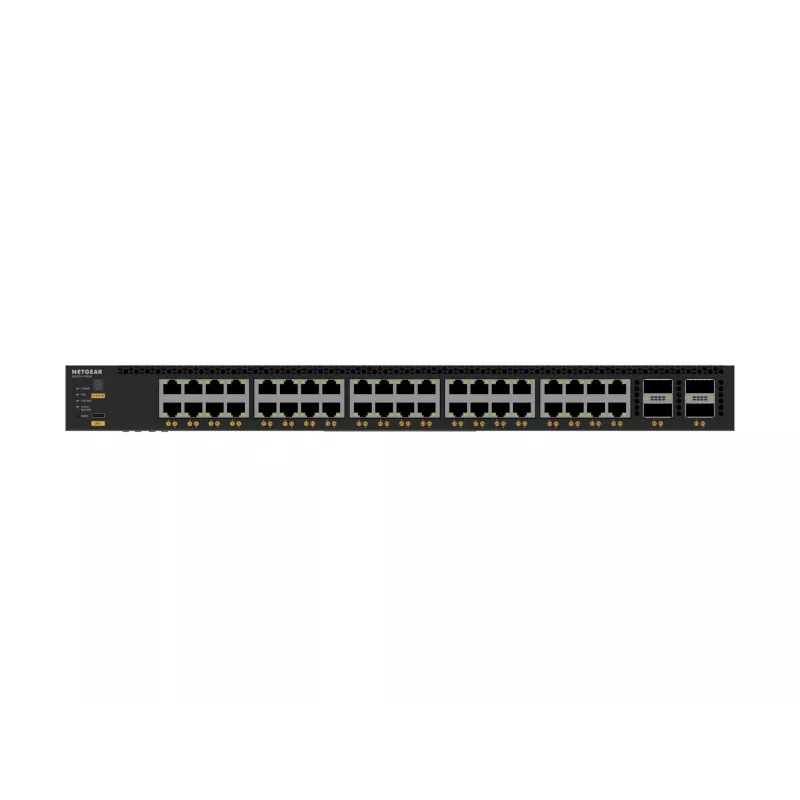 NETGEAR M4350-40X4C pārvaldāms L3 10G Ethernet (100/1000/10000) PoE slēdzis 1U melns