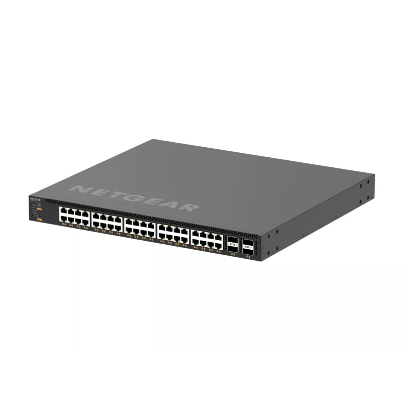 NETGEAR M4350-40X4C pārvaldāms L3 10G Ethernet (100/1000/10000) PoE slēdzis 1U melns