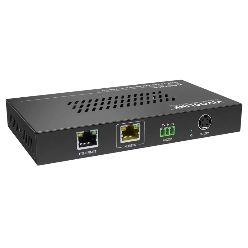 Vivolink video skalotājs VLSC242M, metāla korpuss, HDCP 1.4/2.2, AC 110–230V, 250×200×44 mm