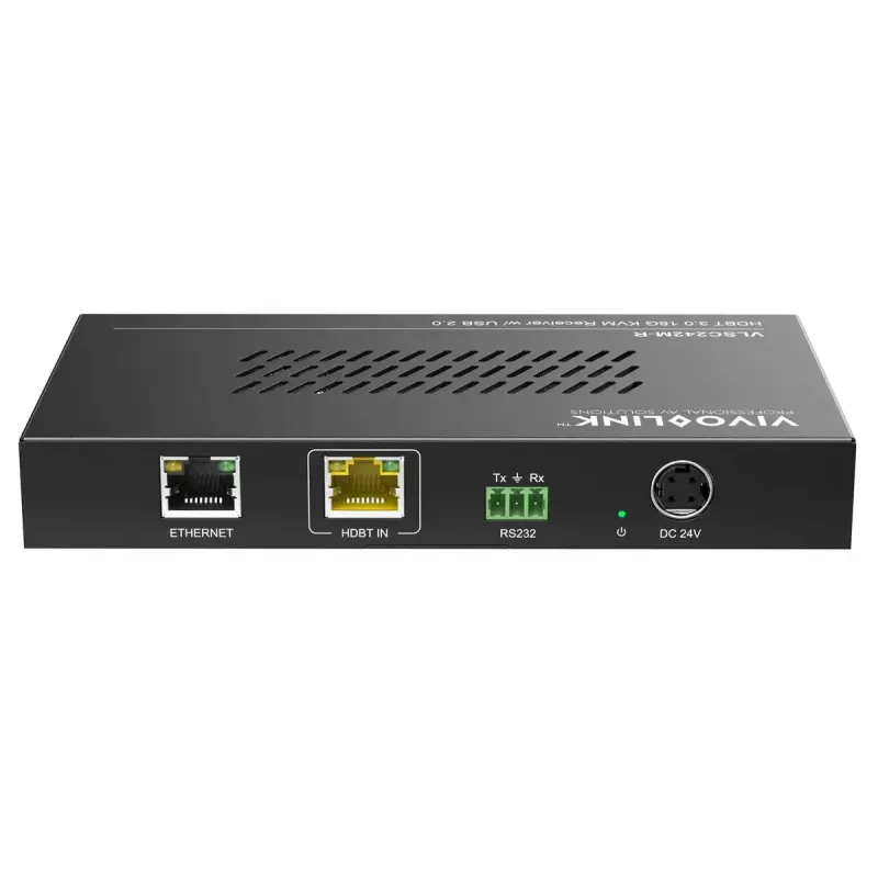 Vivolink video skalotājs VLSC242M, metāla korpuss, HDCP 1.4/2.2, AC 110–230V, 250×200×44 mm