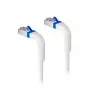 Lanview LV-6AFTP-FLEX-ANG-01W-S — tīkla kabelis ar leņķa RJ45, 6.A kategorija, ekranēts F/FTP, elastīgs, balts