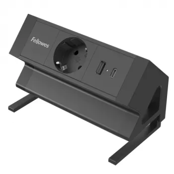 Fellowes 100137172 pagarinātājs 2 m 1 kontaktligzda Iekštelpām Melns