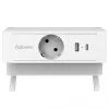Fellowes 100137173 pagarinātājs 2 m 1 kontaktligzda Balts