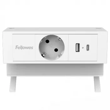 Fellowes 100137173 pagarinātājs 2 m 1 kontaktligzda Balts