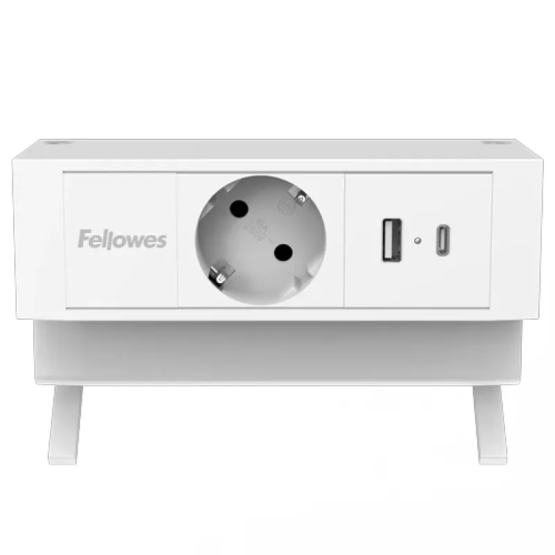 Fellowes 100137173 pagarinātājs 2 m 1 kontaktligzda Balts