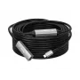 USB-C aktīvais pagarinātāja kabelis EQUIP 15 m, USB 3.2 Gen 1 (5 Gbps), niķeļa kontakti, melns
