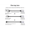 USB-HDMI adapteris EQUIP 133498 (USB-C un USB-A vīriešu uz HDMI, 1080p, alumīnija korpuss, pelēks)
