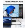 USB-HDMI adapteris EQUIP 133498 (USB-C un USB-A vīriešu uz HDMI, 1080p, alumīnija korpuss, pelēks)