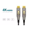 EQUIP HDMI 2.1 aktīvais optiskais kabelis 10 m — noņemams Type-D (Micro) + Type-A, 48 Gbit/s, 8K/60Hz