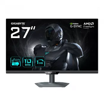 27 collu GIGABYTE G27UP 4K UHD spēļu monitors — 3840x2160, Dual Mode 4K160Hz/FHD320Hz, 1 ms, 400 cd/m², HDR10, HDMI 2.1, DisplayPort 1.4