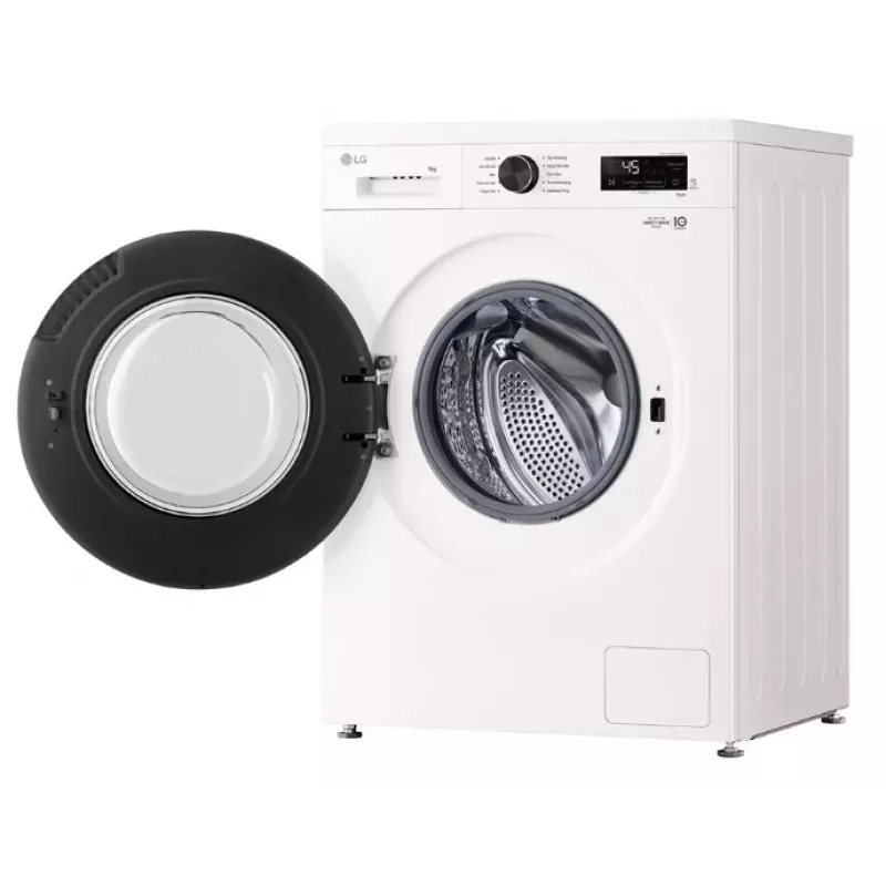 Veļas mazgājamā mašīna LG F4X1009NWB — 9 kg, 1310 apgr./min, A klase, balta