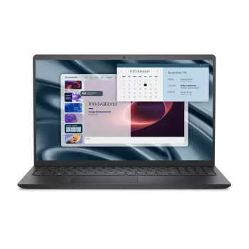 Dell Pro 15 Essential PV15255 | Carbon Black | 15,6 collu | FHD | 1920 x 1080 pikseļi | AMD Ryzen 5 7520U | 8 GB LPDDR5 | 512 GB SSD | AMD Radeon 610M Graphics | Windows 11 Home | Wi-Fi ac | Angļu tastatūra | 3 gadu garantija