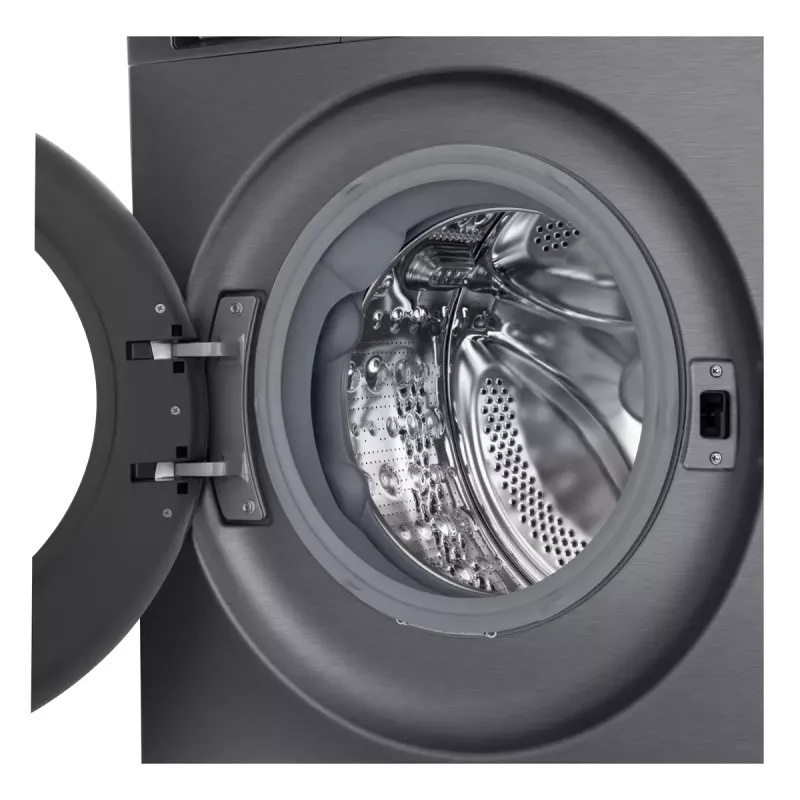 LG F4X5011TBB priekšējās ielādes veļas mazgājamā mašīna, 11 kg, melna