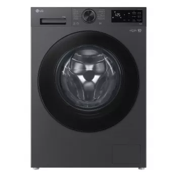 LG F4X5011TBB priekšējās ielādes veļas mazgājamā mašīna, 11 kg, melna