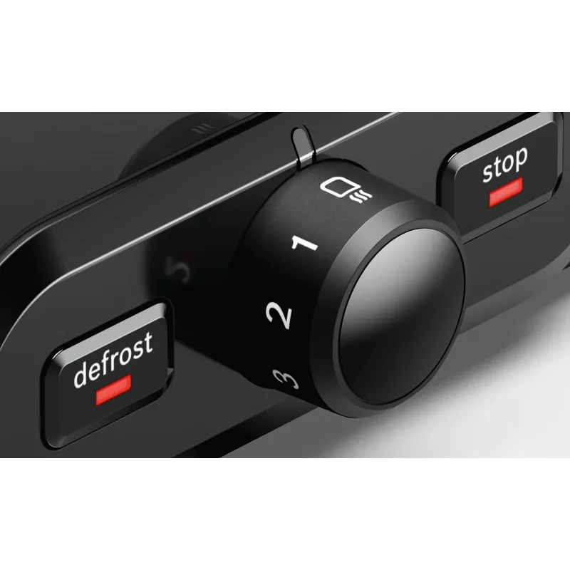 Bosch TAT4P420 tosteris 2 šķēlēm 970 W Melns, Nerūsējošs tērauds