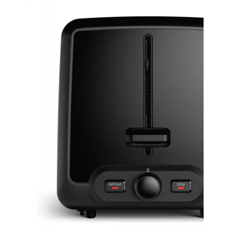 Bosch TAT4P420 tosteris 2 šķēlēm 970 W Melns, Nerūsējošs tērauds