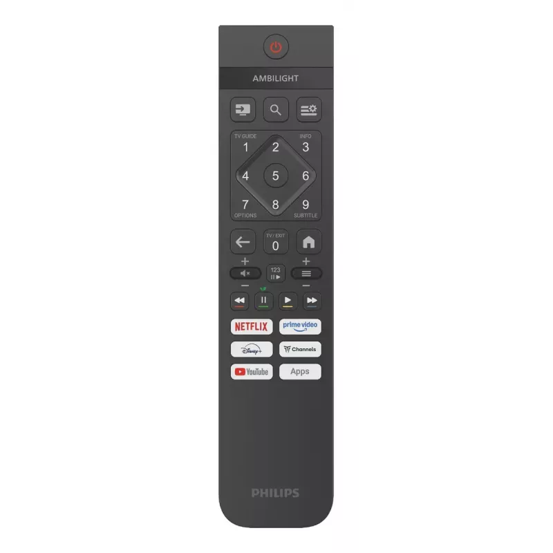 LED LCD televizors Philips 32PHS6050/12 32 collas (81,3 cm) HD+ Smart TV Wi-Fi Titan OS Melns 1366×768