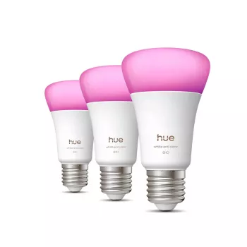 Philips Hue White un krāsu atmosfēra A60 – E27 viedā spuldze – 810