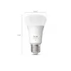 Philips Hue White Ambiance A60 E27 3 spuldzes komplekts | 6 W | Silts līdz vēss balts | Bluetooth, Zigbee
