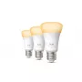 Philips Hue White Ambiance A60 E27 3 spuldzes komplekts | 6 W | Silts līdz vēss balts | Bluetooth, Zigbee