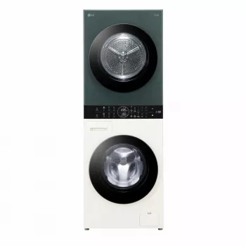 Veļas žāvētājs LG WT1210EGF brīvstāvošs priekšējās ielādes, 22 kg, 1400 RPM, Zaļš/Balts