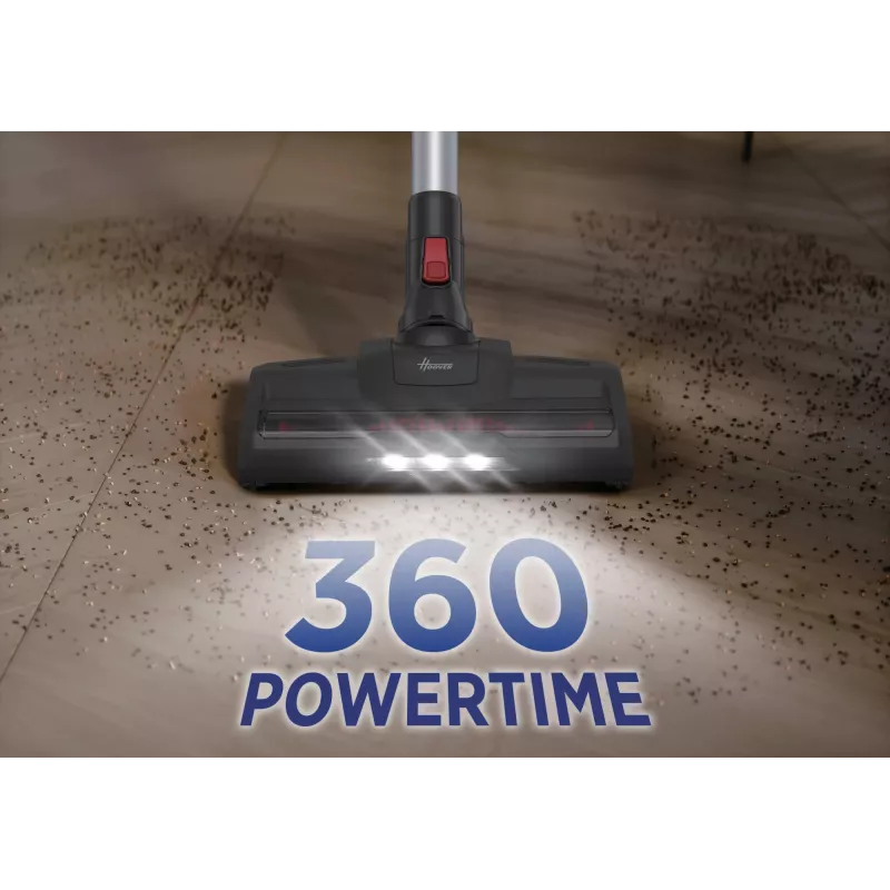 Hoover HF122GPT 011 stickputekļsūcējs, bezmaiss, 0.9 L, 170 W, titāns