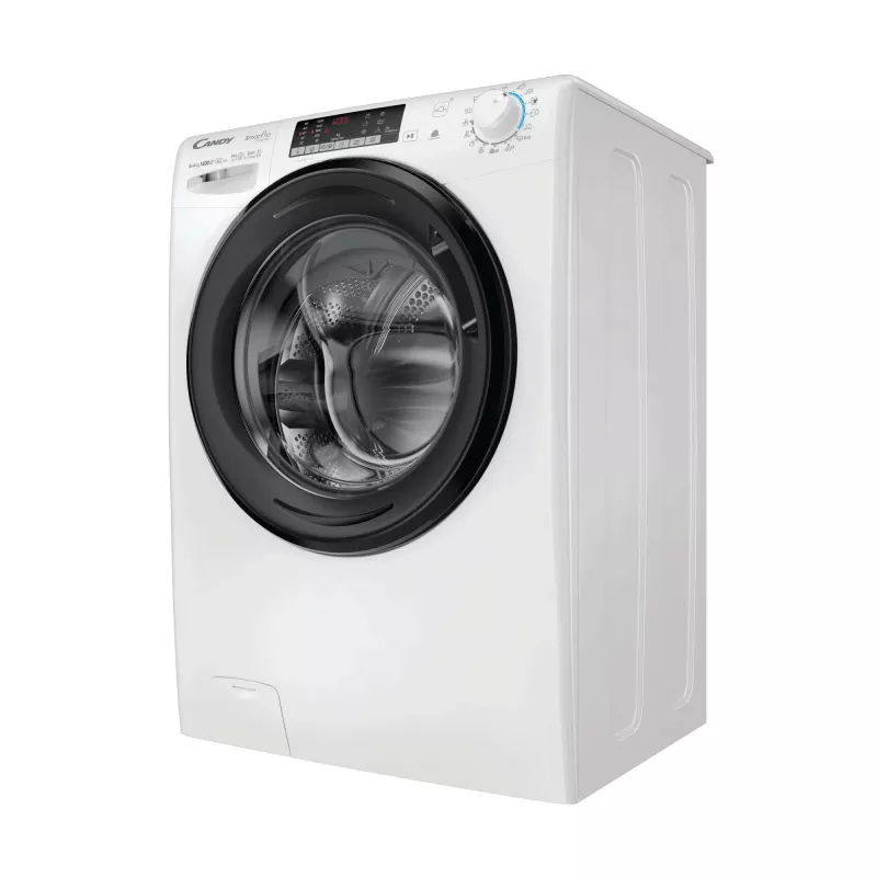 Candy Smart Pro CSOW44644TWMB6-S veļas mazgājamā mašīna ar žāvētāju, brīvi stāvoša, priekšējā ielāde, balta