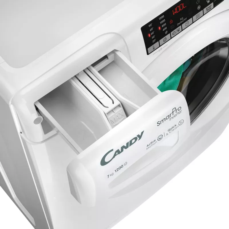 Veļas mazgājamā mašīna Candy Smart Pro Inverter CO4 274TWM6/1-S Priekšējā ielāde 7 kg 1200 RPM Balta