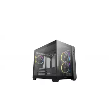 PC korpuss DeepCool CG330 3F, melns, mid-tower