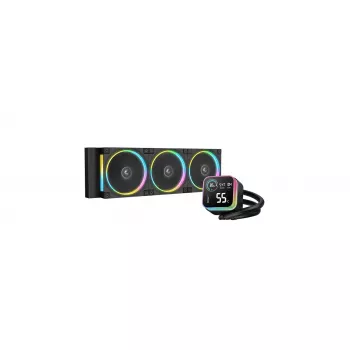 AIO šķidruma dzesētājs DeepCool LQ360 ULTRA ARGB — 360 mm radiators, ARGB apgaismojums, saderīgs Intel/AMD