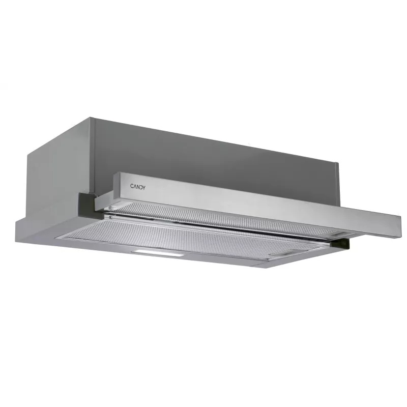 Candy CBT625/2X/1 Daļēji iebūvējams (izvelkamais) tvaika nosūcējs, nerūsējošais tērauds, 332.1 m³/h