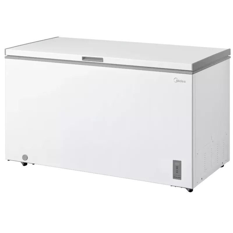 Saldētava lāde Midea MDRC564FZE01 — brīvi stāvoša, 418 L neto tilpums, balta