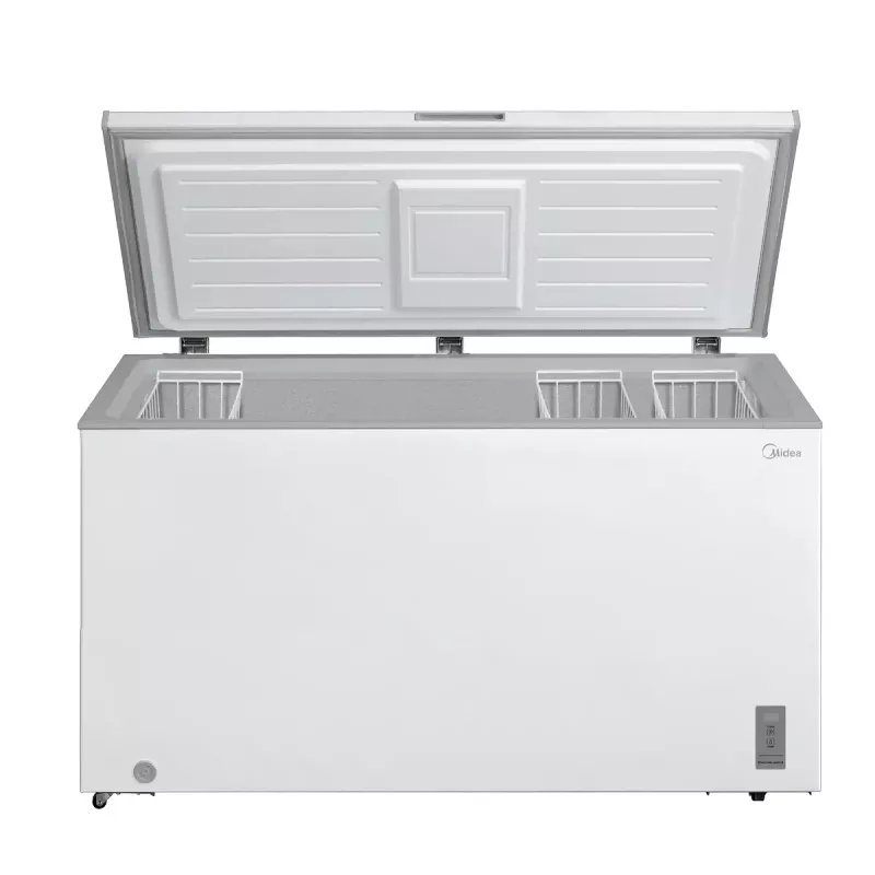Saldētava lāde Midea MDRC564FZE01 — brīvi stāvoša, 418 L neto tilpums, balta