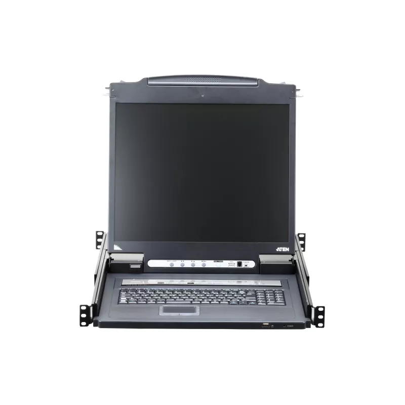 ATEN CL5708IN konsoles slēdzis ar 19 inch LCD displeju, 1U, 8 portu, IP