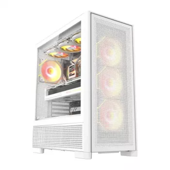 Datora korpuss DarkFlash AIRNOVA (balts) ar 3 iebūvētiem ventilatoriem