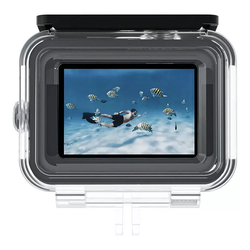 Telesin aizsargmaciņu komplekts GoPro Hero 12/11/10/9 – cietais ūdensnecaurlaidīgais korpuss un silikona pārvalks